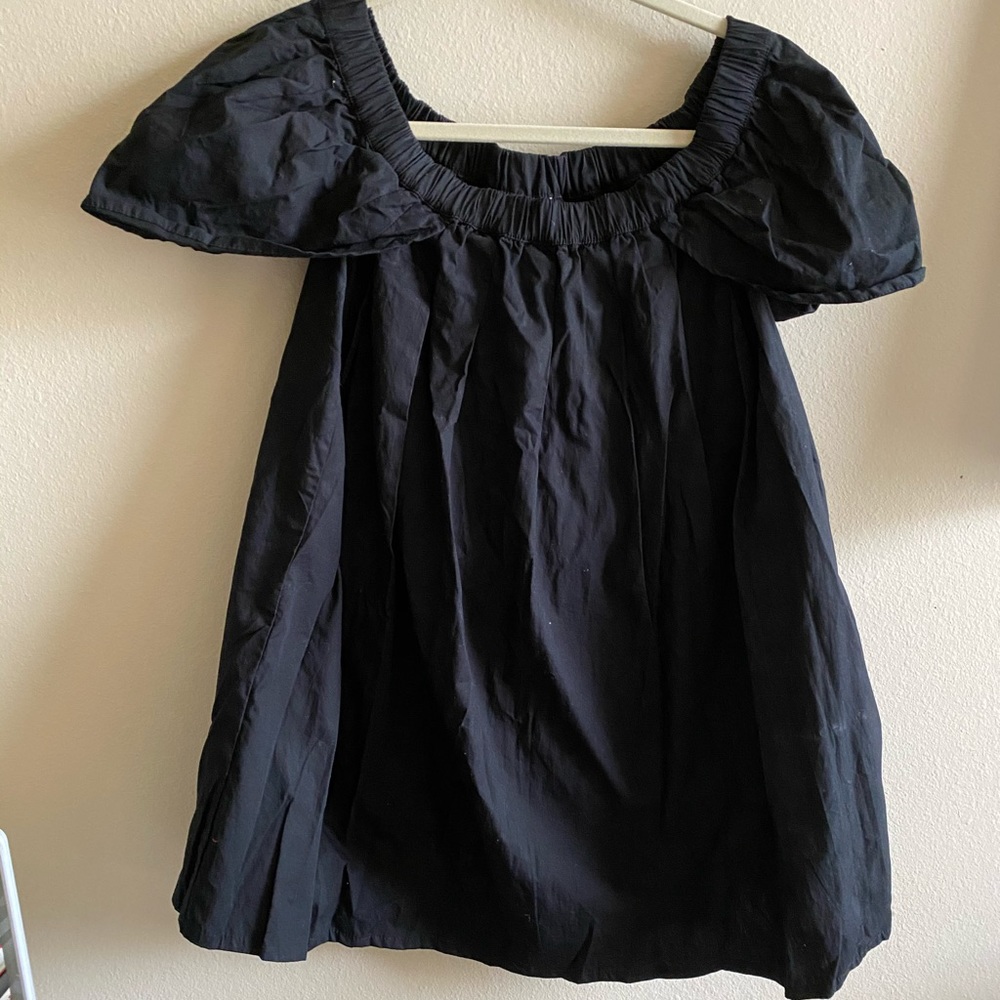 Large Black Off the Shoulder Dress